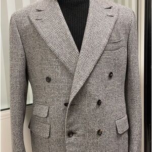 GLEN PLAID SPORT JACKET MADE IN SAN FRANCISCO